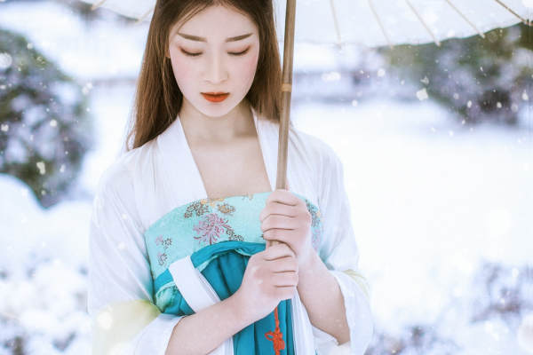 千万缕，藏鸦细柳， 为玉尊，起舞回雪。