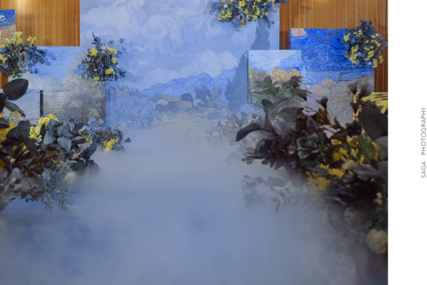 莫奈的花园油画风格漳州婚礼策划
