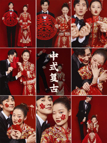  妈妈也喜欢的中式婚纱照效果也太赞了