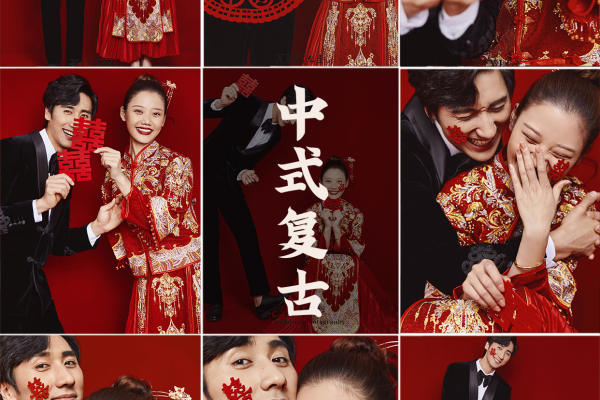 妈妈也喜欢的中式婚纱照效果也太赞了