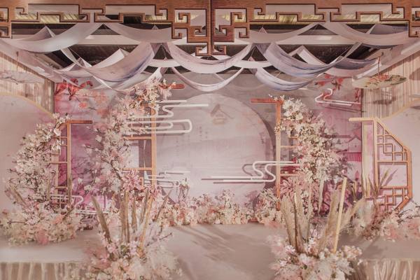 粉色新中式婚礼
