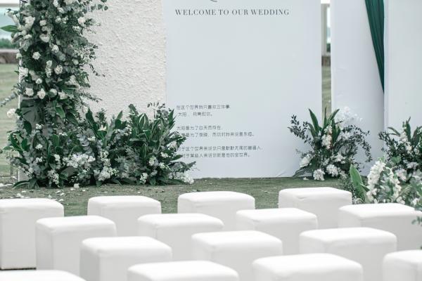 高级小清新/户外婚礼/<白之圣洁>