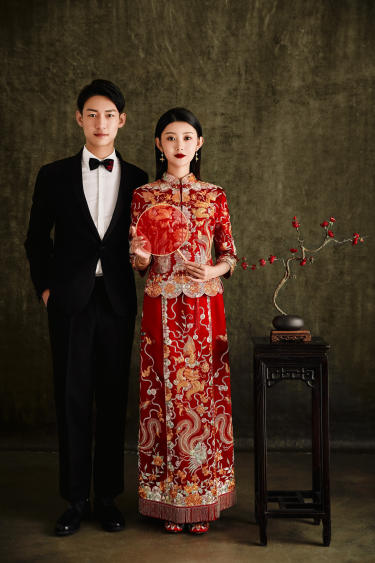 中式秀禾婚纱照/精致高级典雅