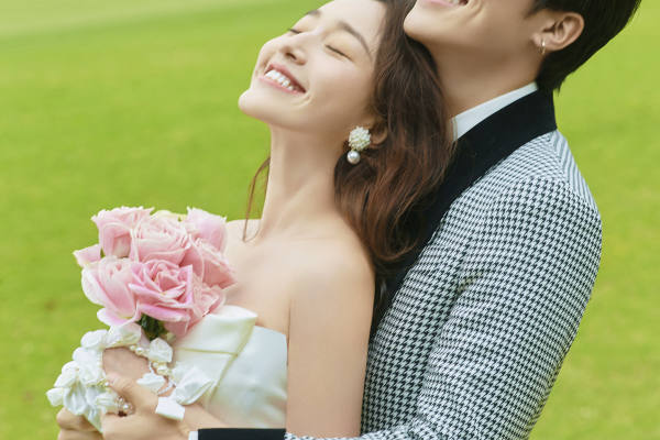 清新治愈系婚纱照