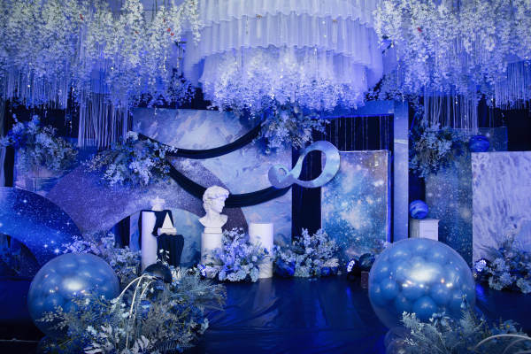 《∞无限的8年》星空蓝色系婚礼