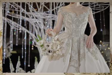 十堰花海园婚礼丨层梦幻香槟色系列作品
