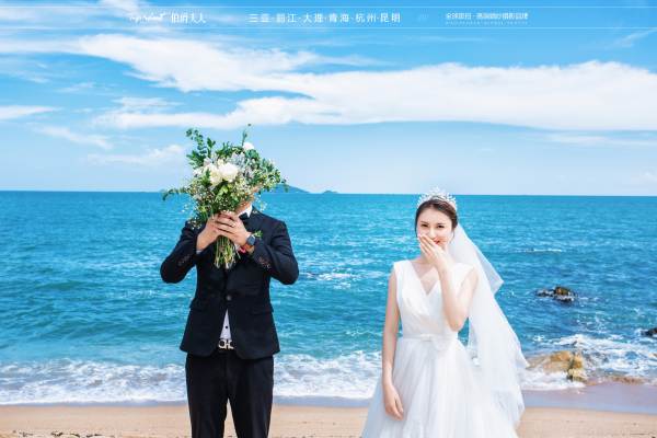 昆明站 三亚外景海景森系白纱主题韩式唯美纪实