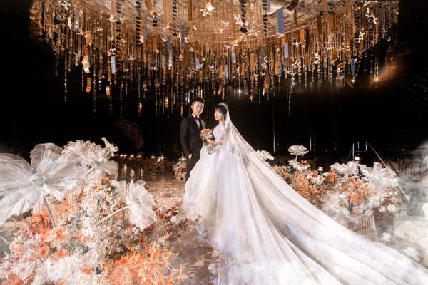 【木春记婚礼】真实现场效果—香槟大气婚礼