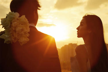 车厘子新品【夕阳下的美好】会讲故事的婚纱照