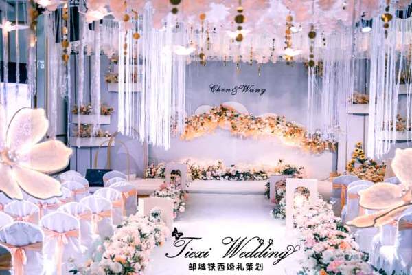 时尚浪漫的香槟色婚礼—天禧酒店