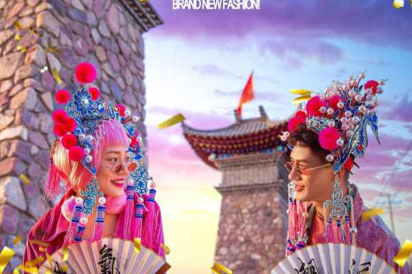 塞上旅拍作品欣赏丨国潮一