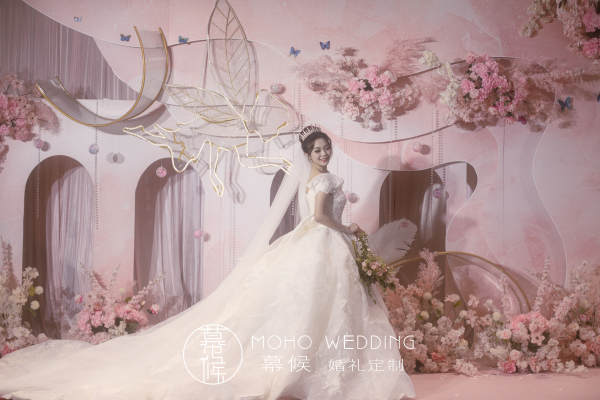 粉白色甜蜜童话风婚礼