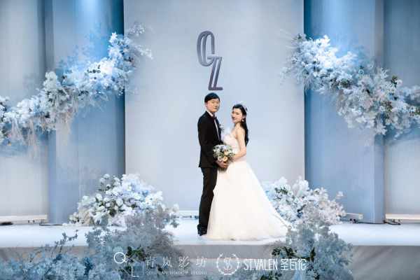 梦幻蓝色系婚礼