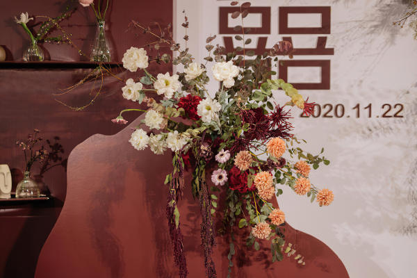 小预算红色简约婚礼