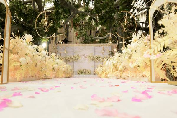 韩风香槟色生态园婚礼铭源婚嫁MyWedding
