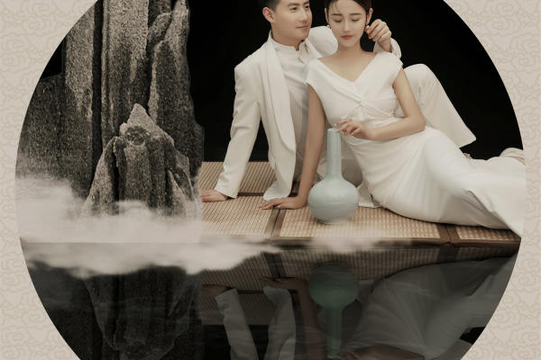 工笔画婚纱照|山水一程，三生有幸