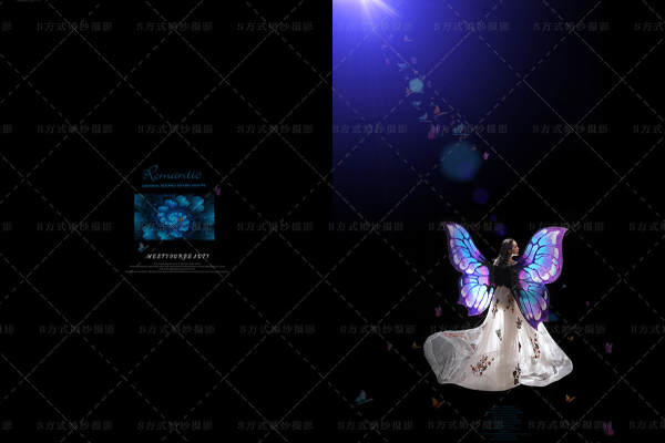 高级定制婚纱主题-蝶恋