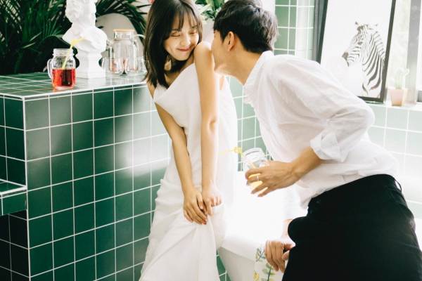 日系小清新风婚纱    