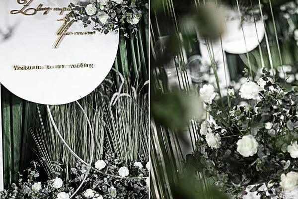 【蒂凡婚礼】森系婚礼白绿色