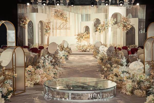 【花町婚礼】香槟色简约高级婚礼案例-《L&L》