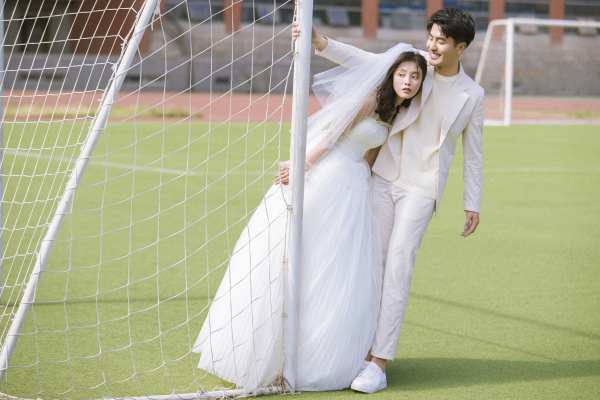 小清新校园婚纱照