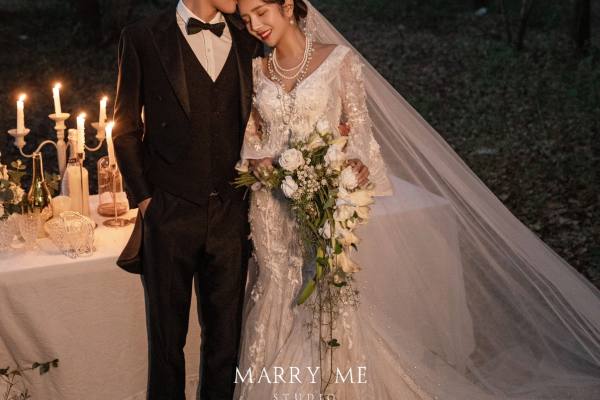 森系纪实婚照