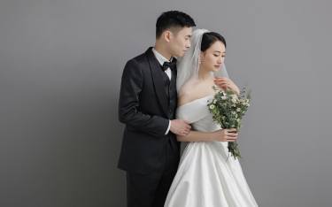 【室内婚纱照】韩式简约婚纱照