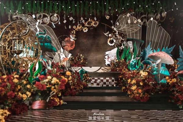 源爱婚礼馆—爱丽丝梦游仙境主题婚礼 