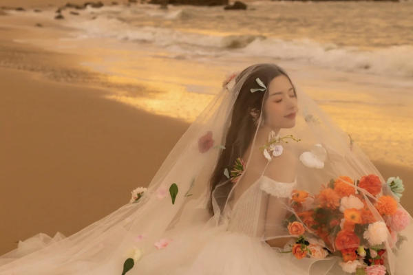 送你最浪漫的黄昏～海景婚纱照