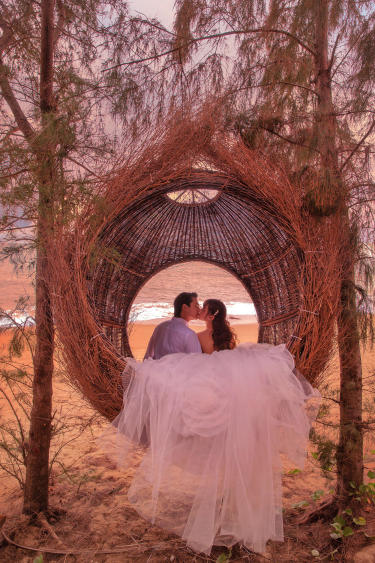 【电影感夕阳婚纱照，画面太美怎能不爱！】