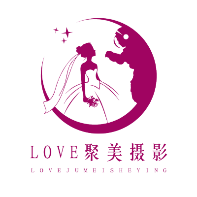 LOVE聚美婚纱摄影logo