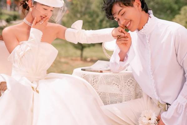 法式森系婚纱照