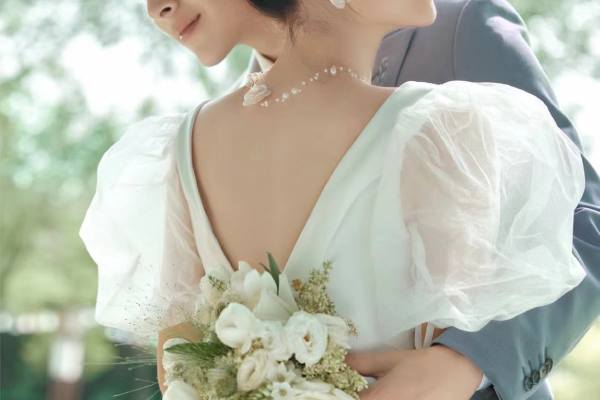 唯美森系草坪主纱
