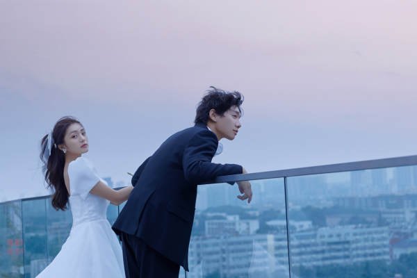 【现代新娘®】绍兴婚纱照｜抬手触碰夕阳与云端