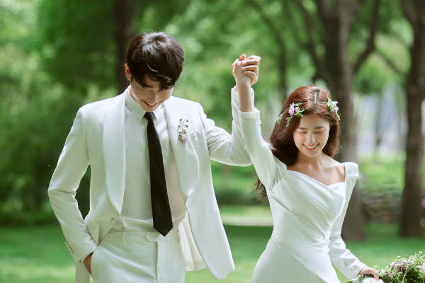 森系天花板🍃长在审美点上的小清新婚纱照