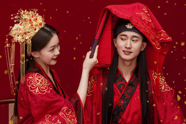 【中式汉服】传统元素+东方仪式婚纱照