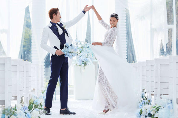 法式教堂婚纱照，让爱更有仪式感