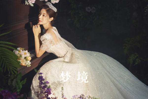 花仙子的婚纱照，谁看了不迷糊⁉️