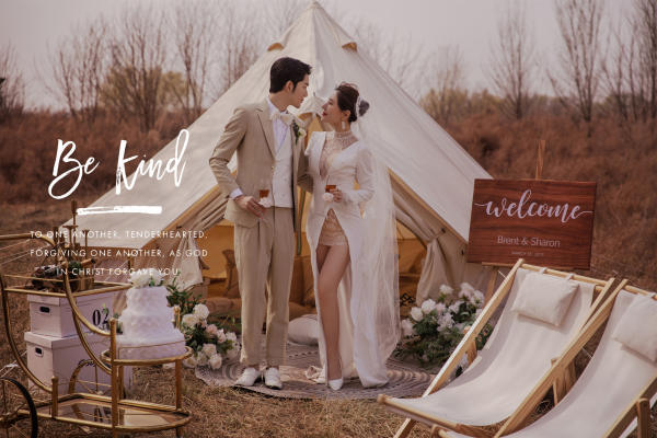 仪式感时尚婚纱照｜新潮来袭｜创意园区婚纱照