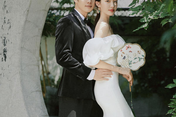 园林婚纱照