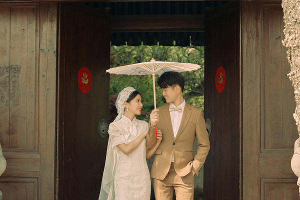 高级定制婚纱照