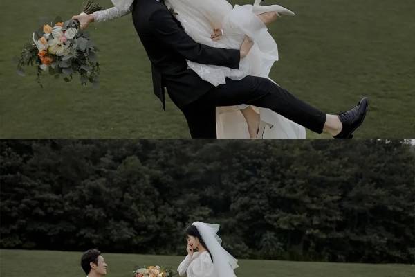 草坪森系婚纱照