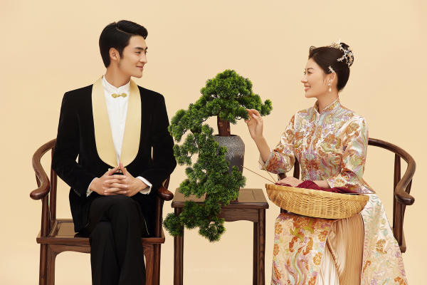 年轻优雅范《韩志系》列定制化婚纱照