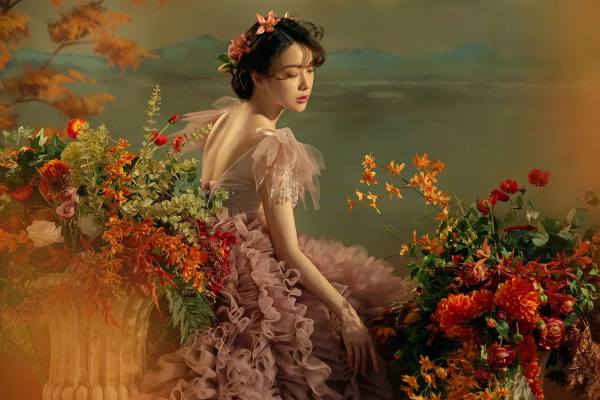 【莫奈花园】复古油画系列主题婚纱摄影