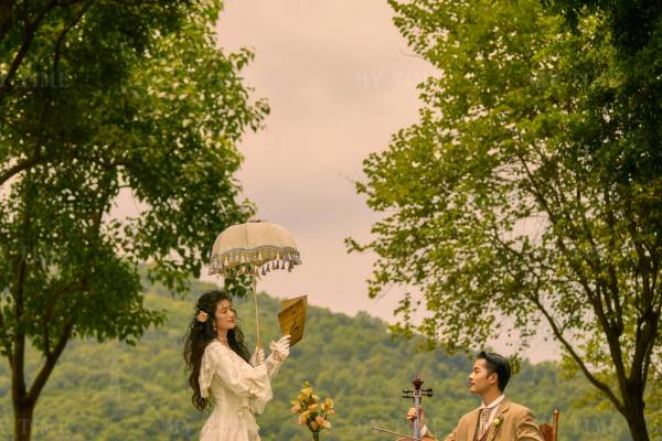 【法式丨麦田】电影丨油画丨森系丨风格任选婚纱照