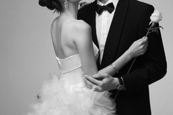 黑白情绪婚纱照