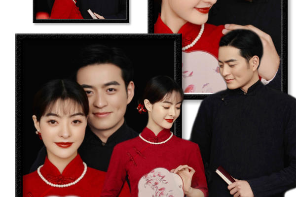 阜阳婚纱照|被妈妈夸爆了的红旗袍婚纱照