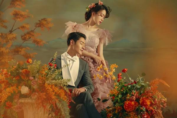 【莫奈花园】复古油画系列主题婚纱摄影