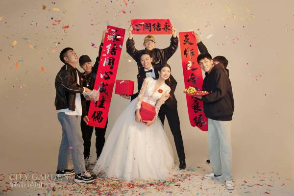 《喜嫁》轻复古对联