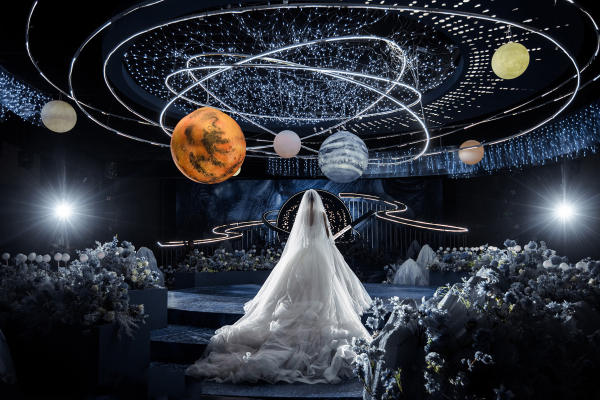 豫上婚礼-梦幻蓝色星空婚礼